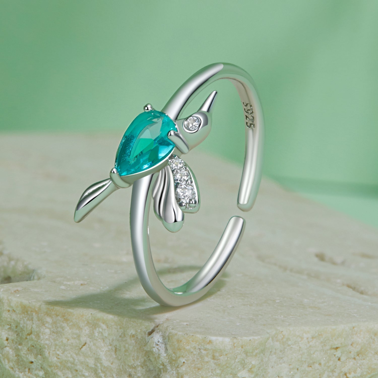 925 Sterling Silver Pavé CZ Ring
