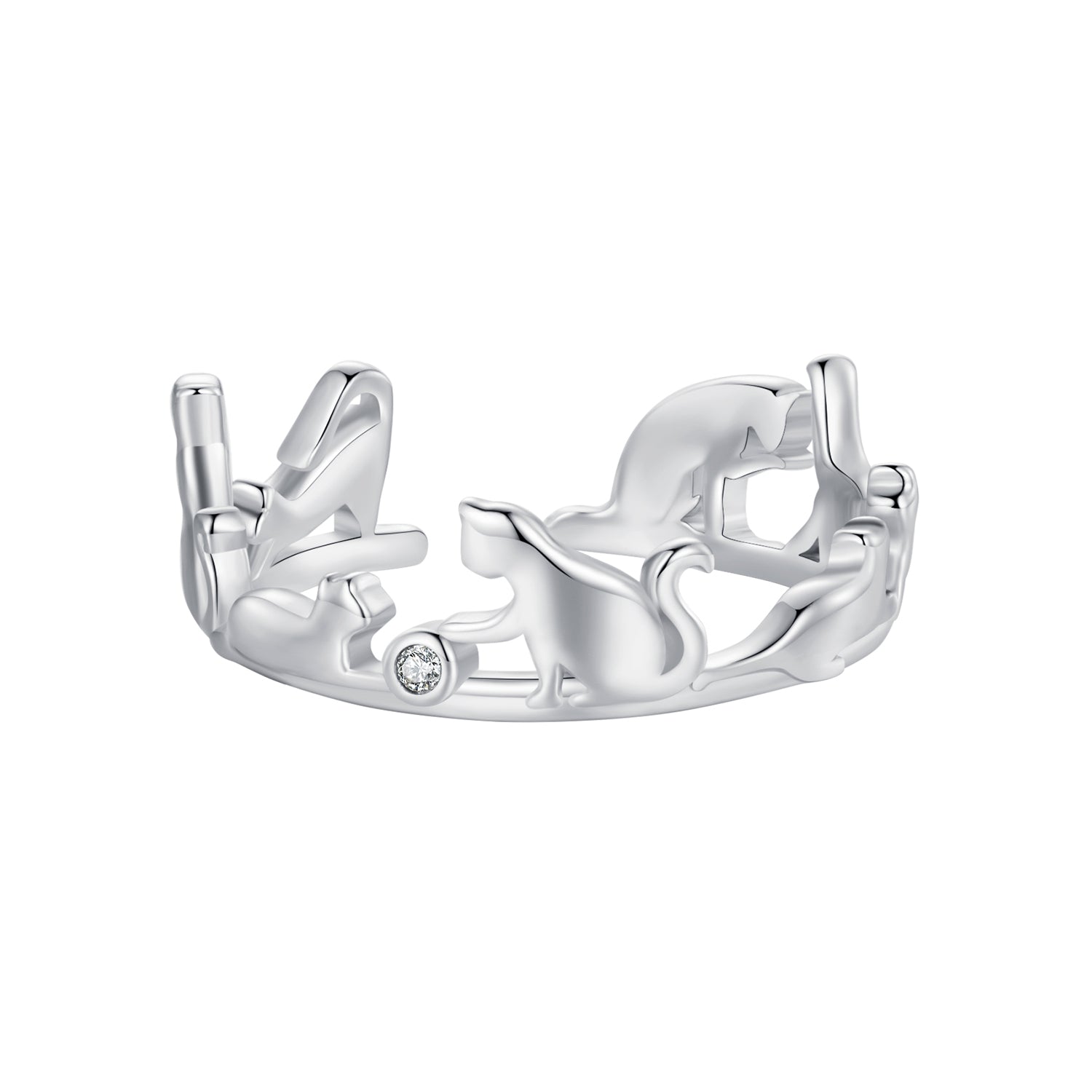 925 Sterling Silver Pavé Setting CZ Ring - Width 1.5-6.5mm for Women