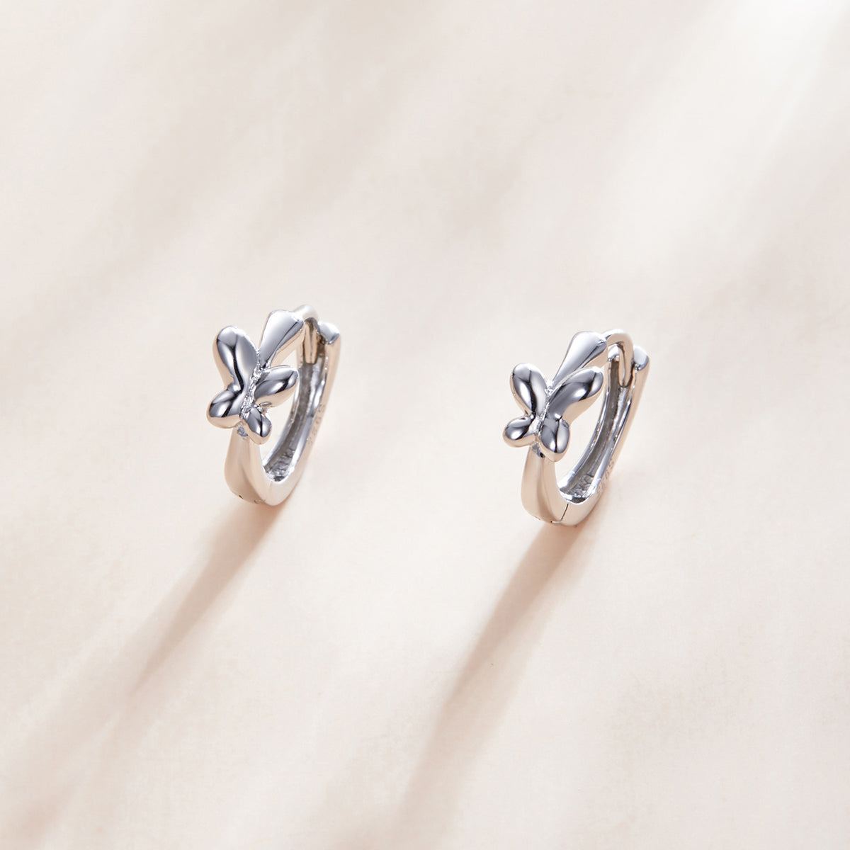 925 Sterling Silver Plated Platinum Earrings for Women