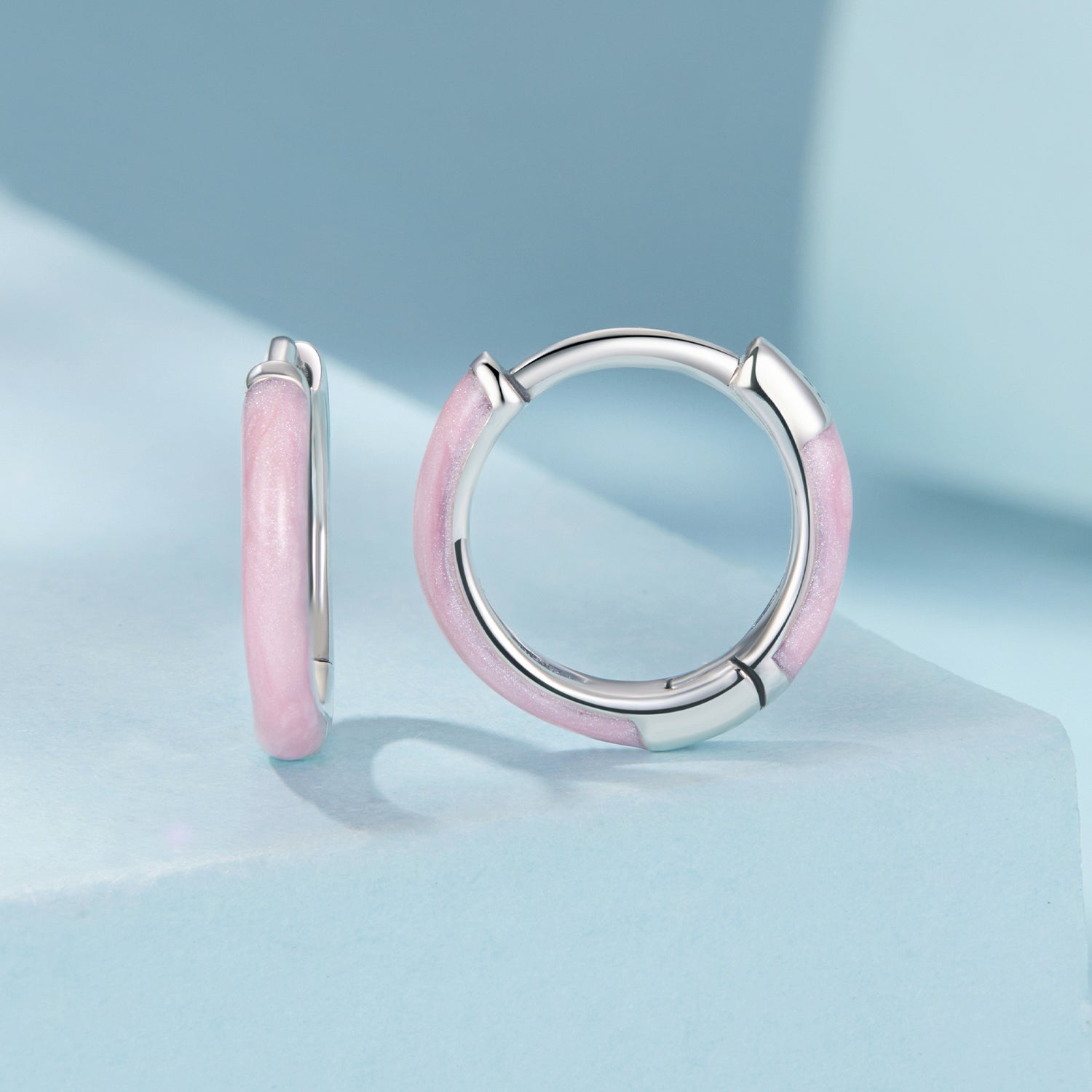 925 Sterling Silver Enamel Oxidized Earrings for Women