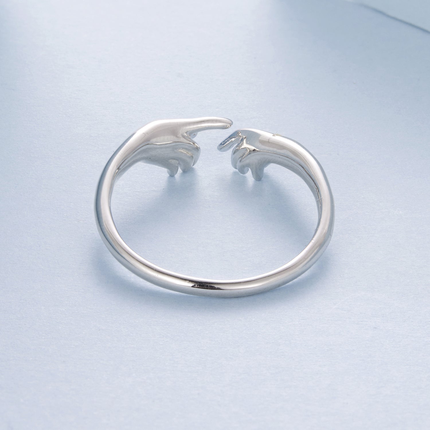 925 Sterling Silver Plated White Gold Ring for Women