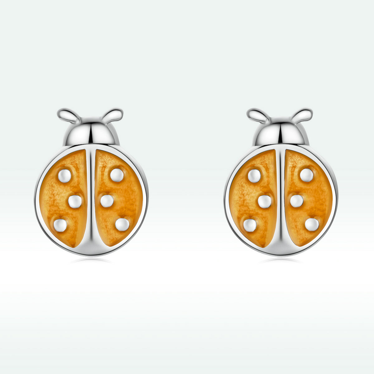 S925 Sterling Silver Enamel Earrings for Women
