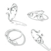 925 Sterling Silver Oxidized Ring for Women