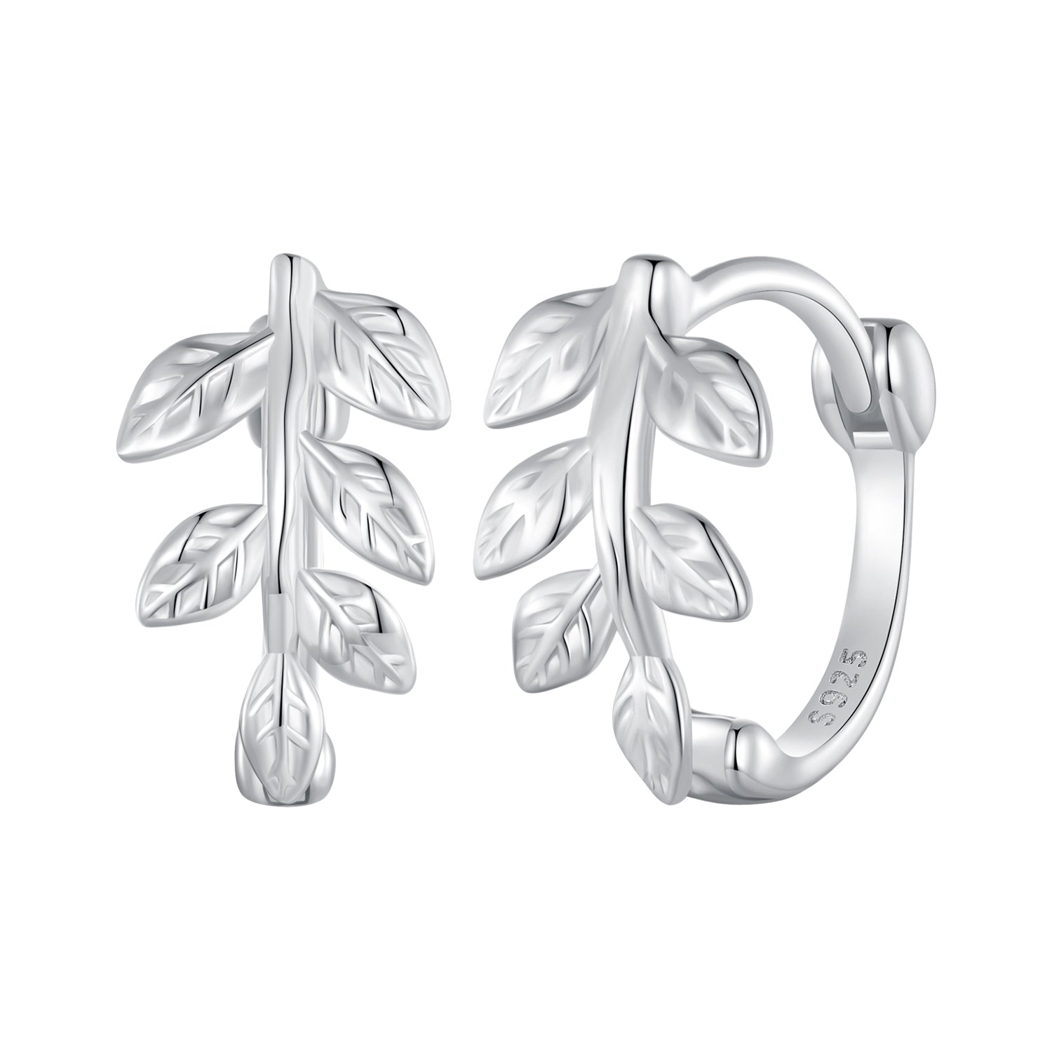 S925 Sterling Silver Earrings for Women 12x7mm