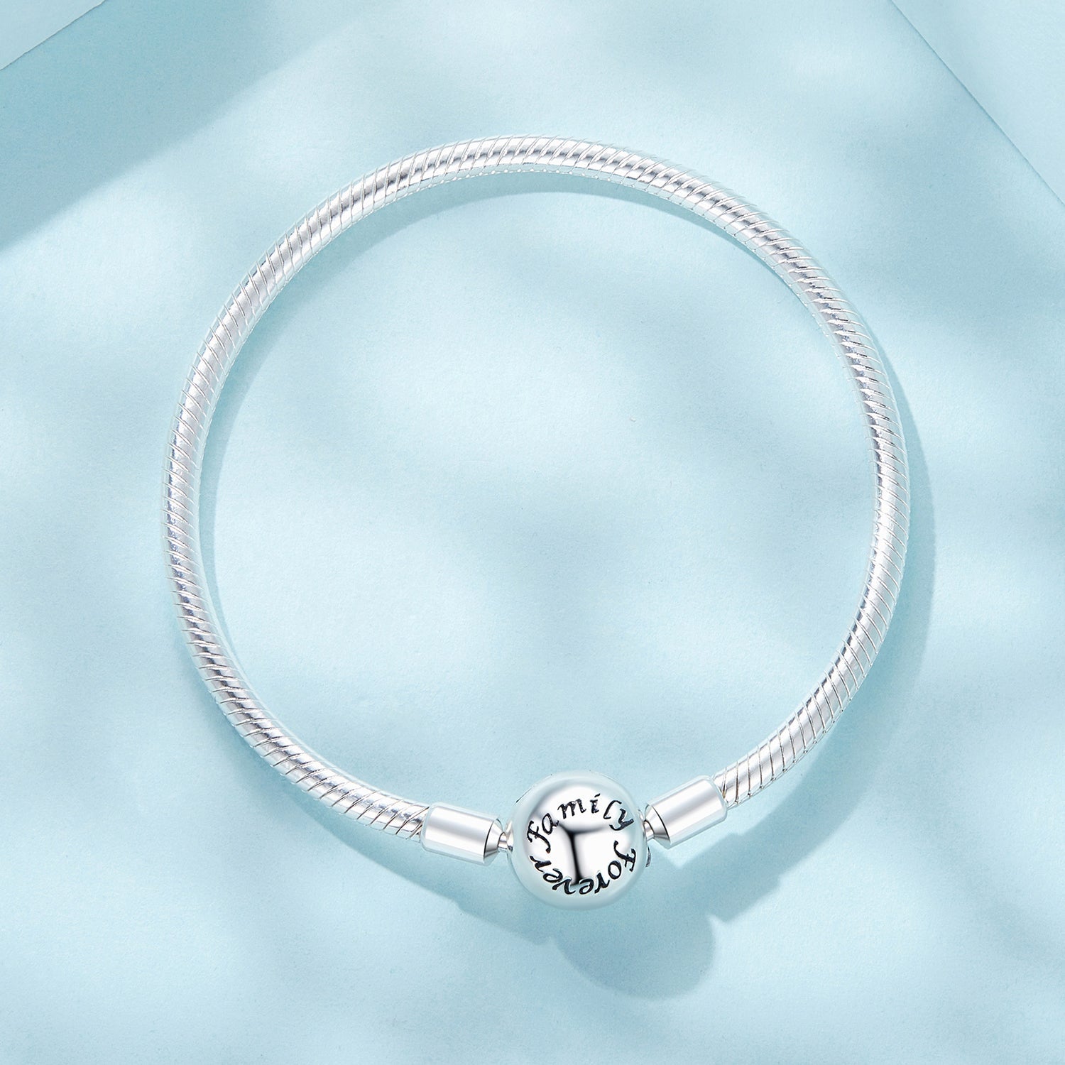 925 Sterling Silver Oxidized Silver White Gold 14.0mm Bracelet for Women