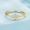 925 Sterling Silver Ring Size 6.0 with Pavé Setting CZ