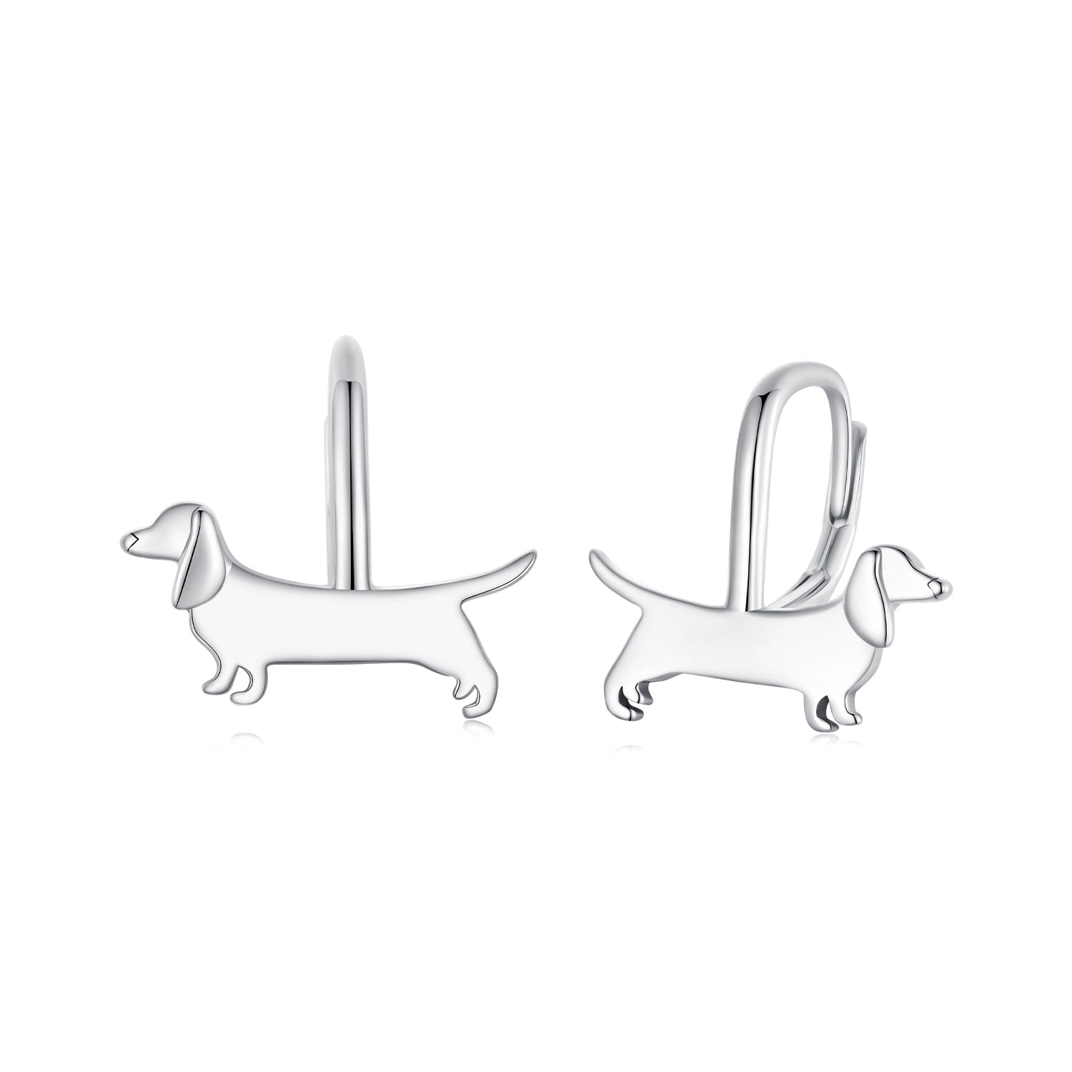 925 Oxidized Silver Earrings 17mm for Women