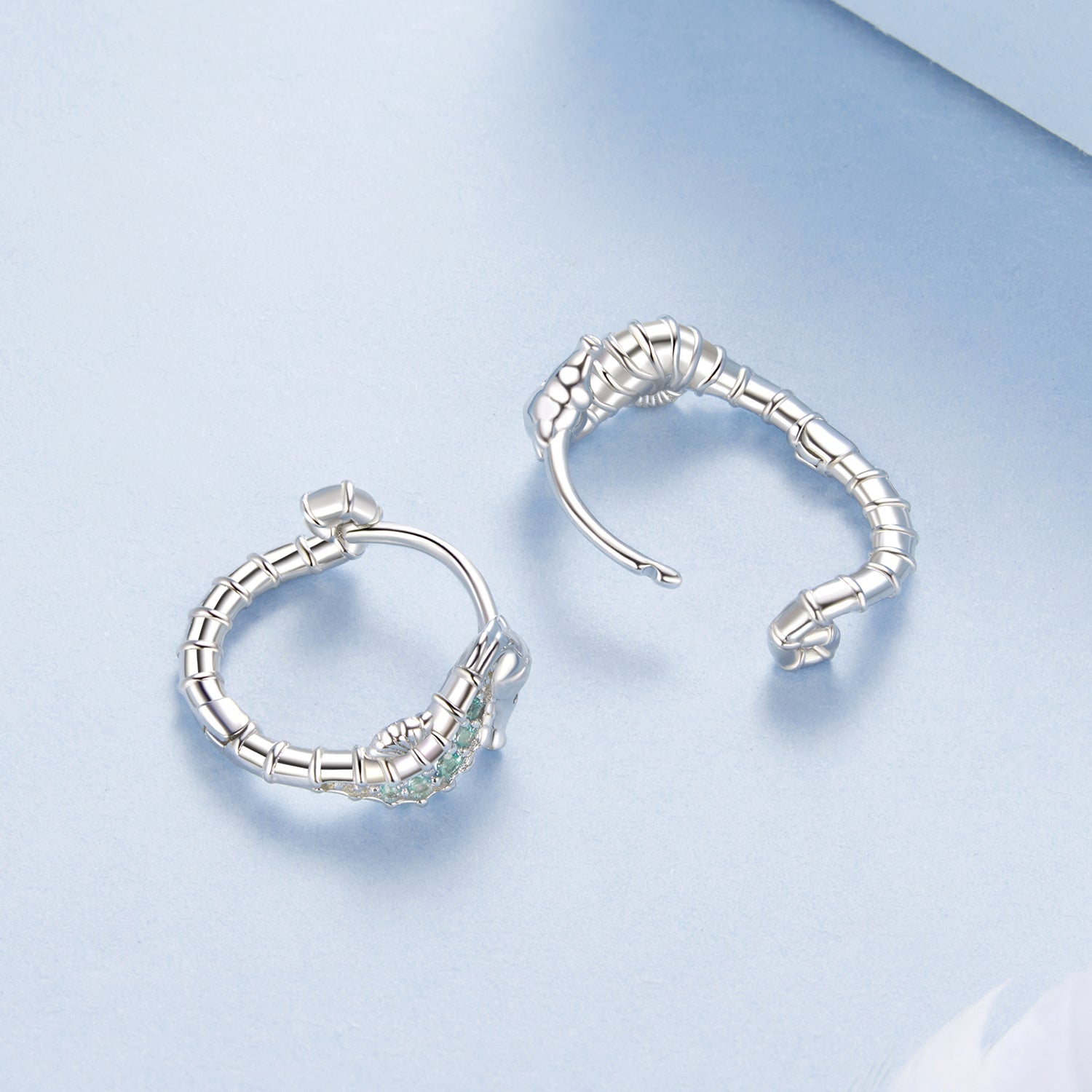 925 Sterling Silver Pavé Setting CZ Earrings for Women