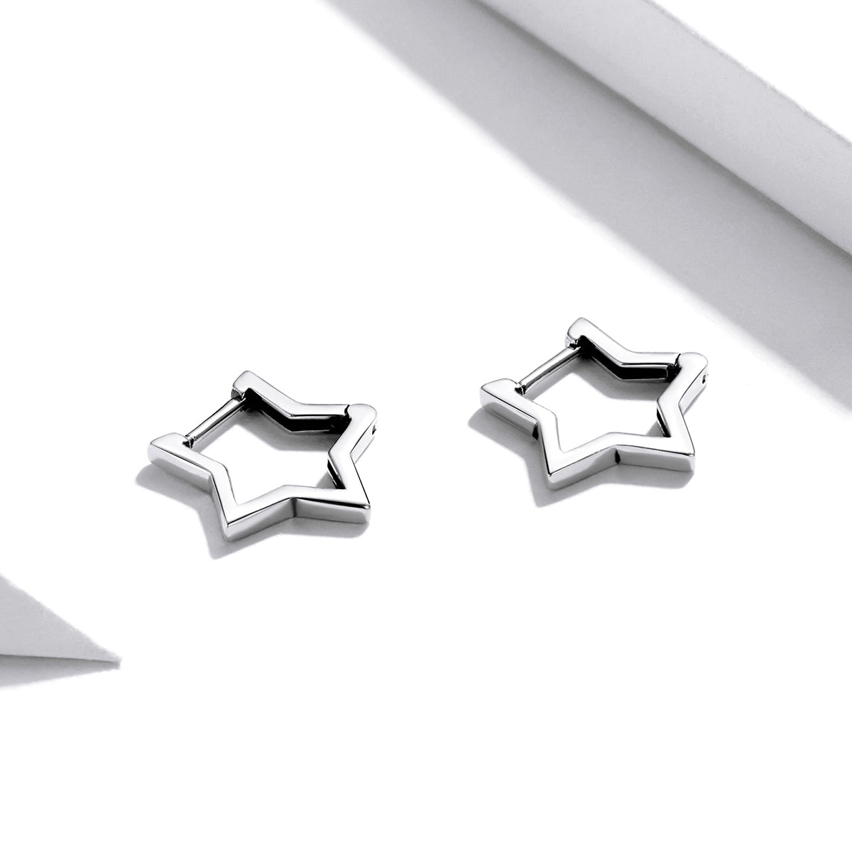 925 Sterling Silver Earrings 1.5cm x 1.7cm for Women