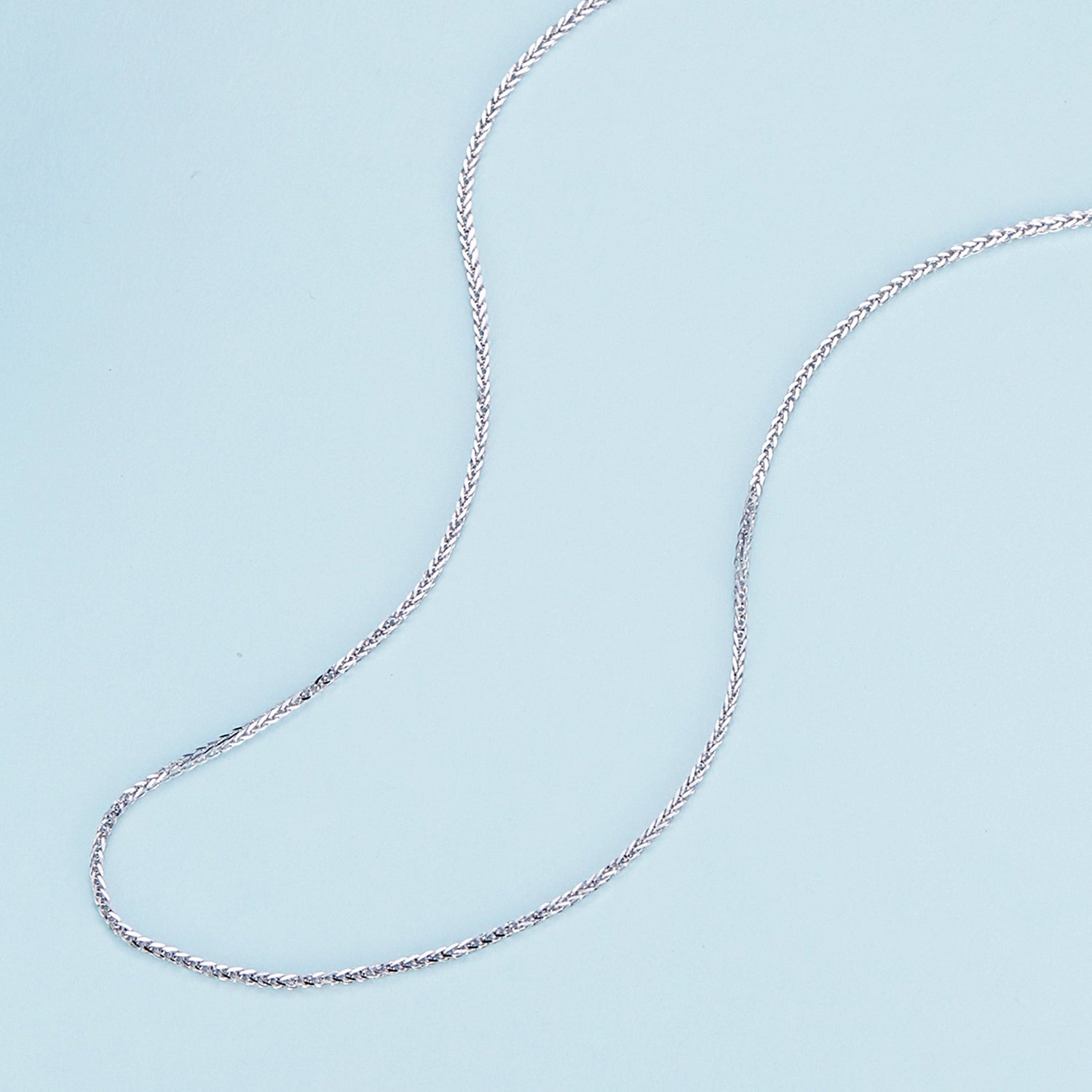 925 Sterling Silver Platinum Plated 45cm Chain Length Necklace for Women