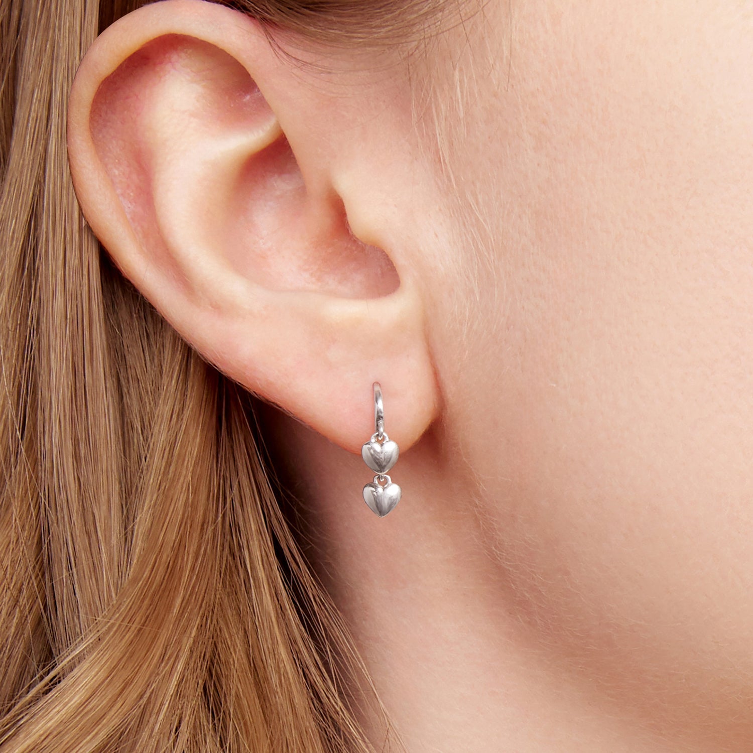 925 Sterling Silver Earrings 1.8*0.5cm for Women