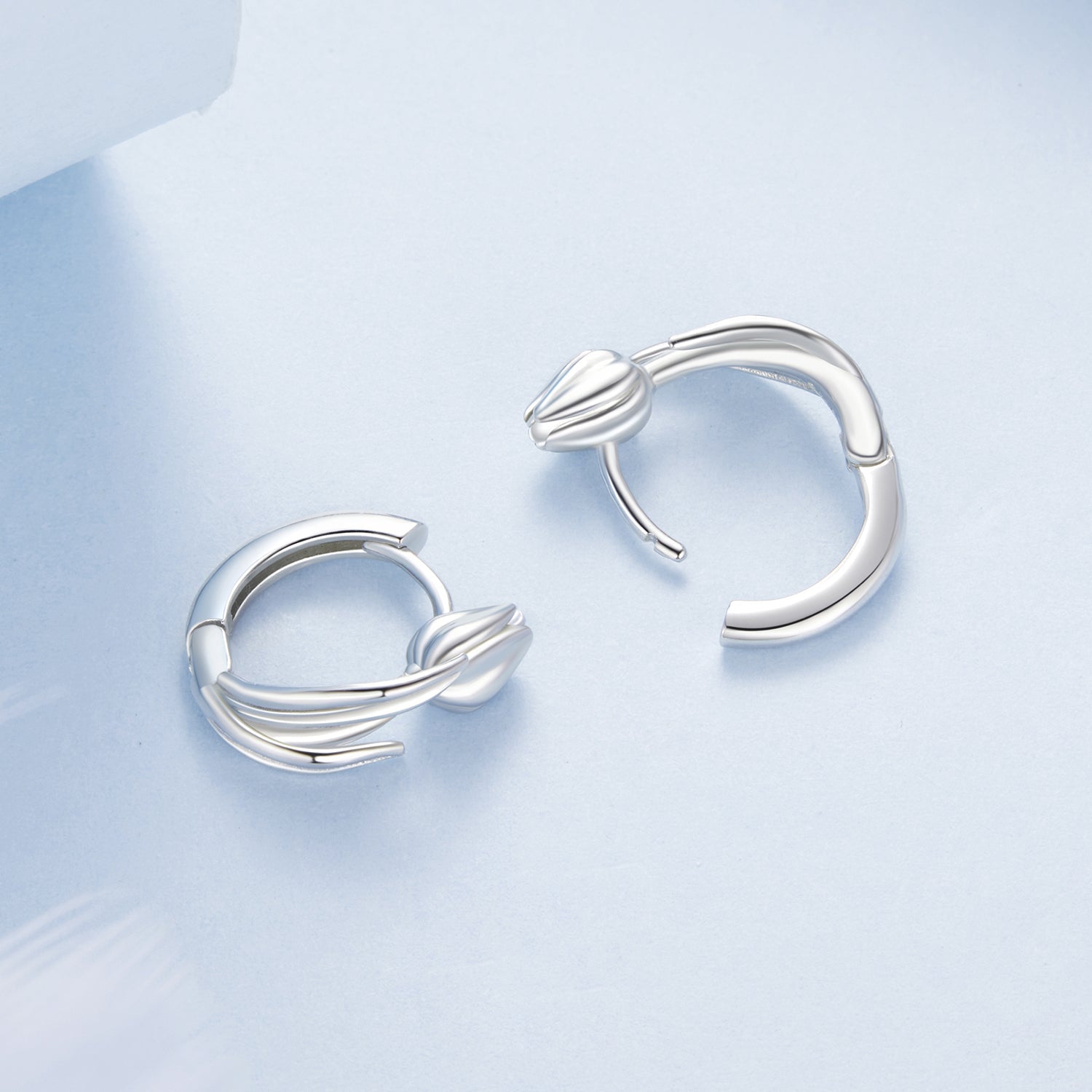 925 Sterling Silver White Gold Plated Earrings for Women