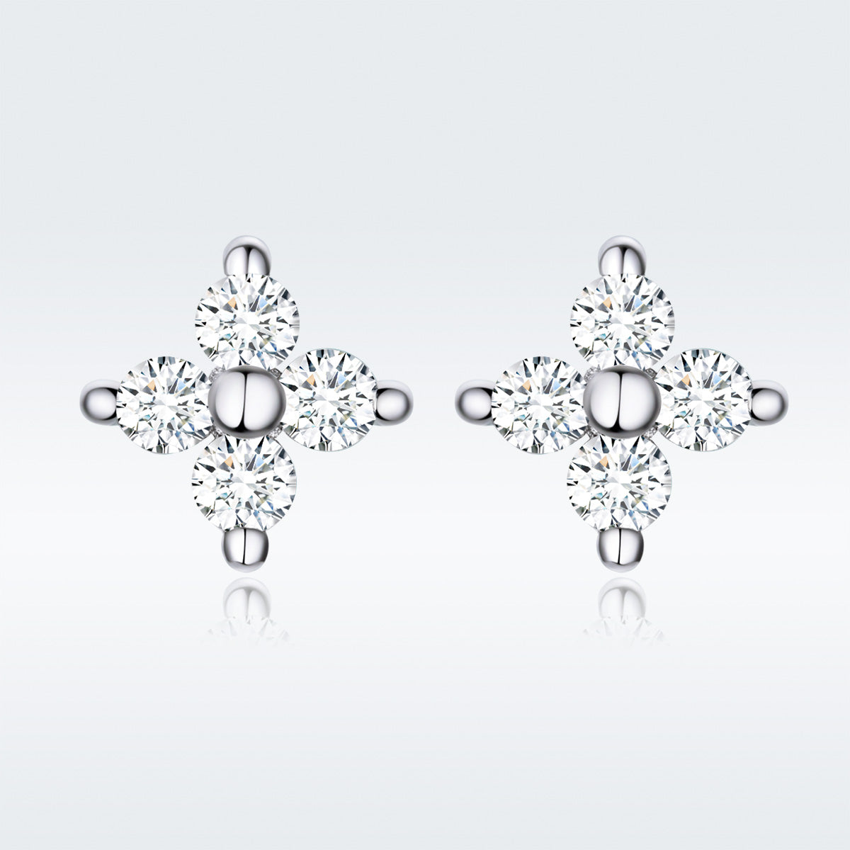 925 Sterling Silver CZ Earrings for Women