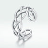 925 Sterling Silver Oxidized Ring 0.8cm for Women