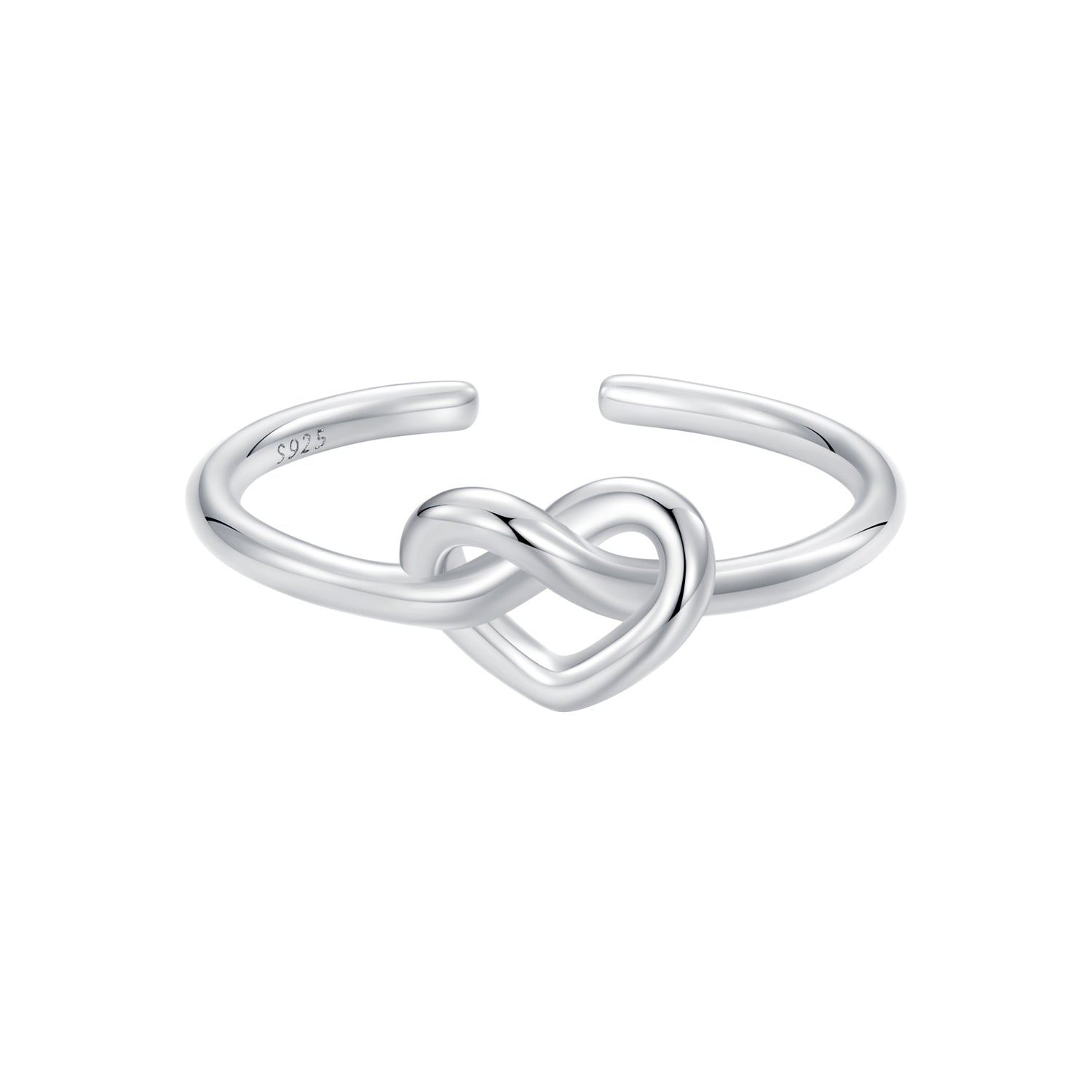 925 Sterling Silver & Plated White Gold 1.6mm Ring for Women