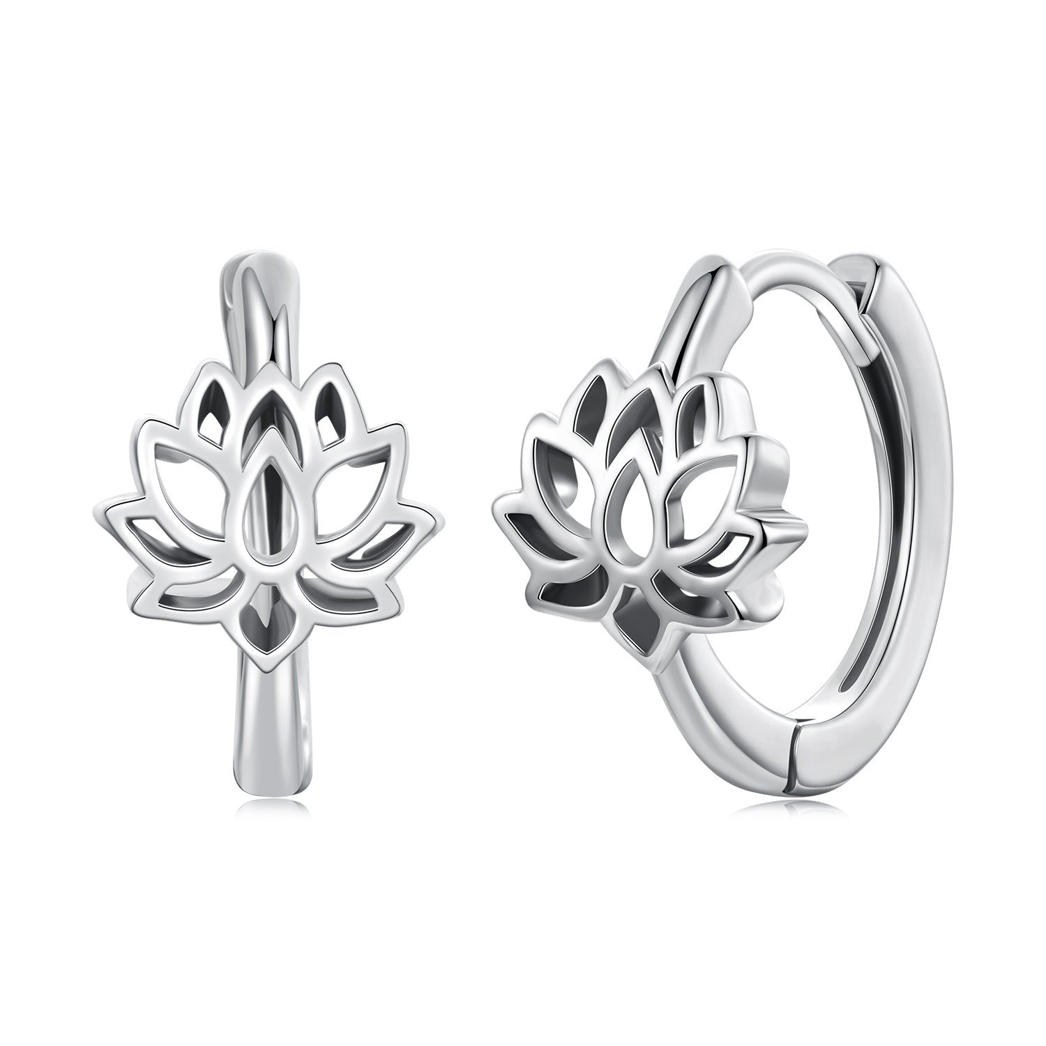 925 Sterling Silver Oxidized Silver Earrings 1.3x0.8cm for Women