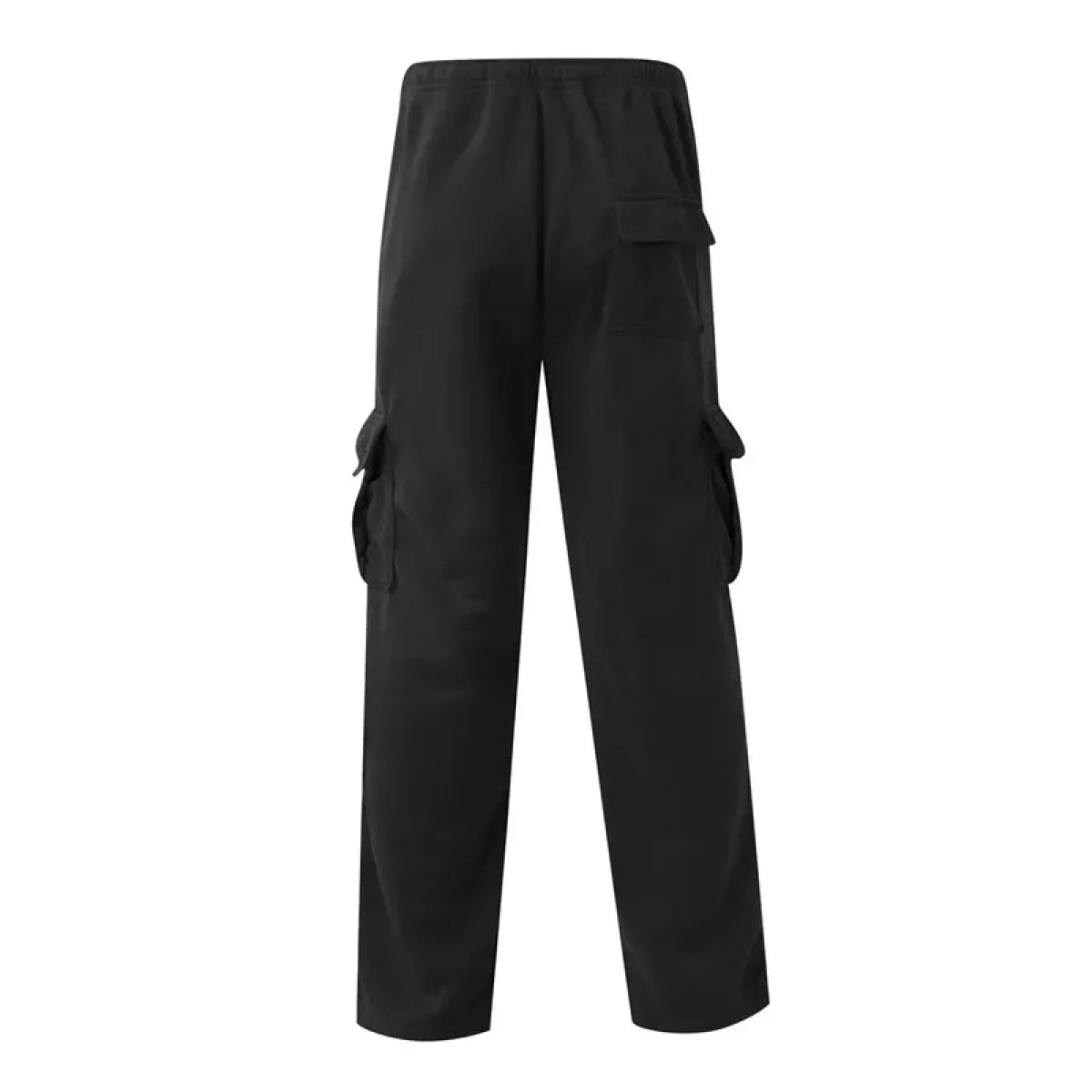 Men's Drawstring Cargo Pants – Loose Fit Wide-Leg Sweatpants