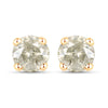 1.16 Carat Genuine LB Diamond 14K Yellow Gold Earrings