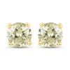 1.15 Carat Genuine LB Diamond 14K Yellow Gold Earrings