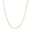 14K Yellow Gold Wide Paperclip Chain (3.3mm)