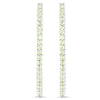 3.50 Carat Genuine Peridot .925 Sterling Silver Earrings