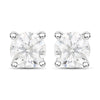 1.02 Carat Genuine White Diamond 14K White Gold Earrings