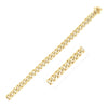 3.2mm 14k Yellow Gold Classic Solid Miami Cuban Chain