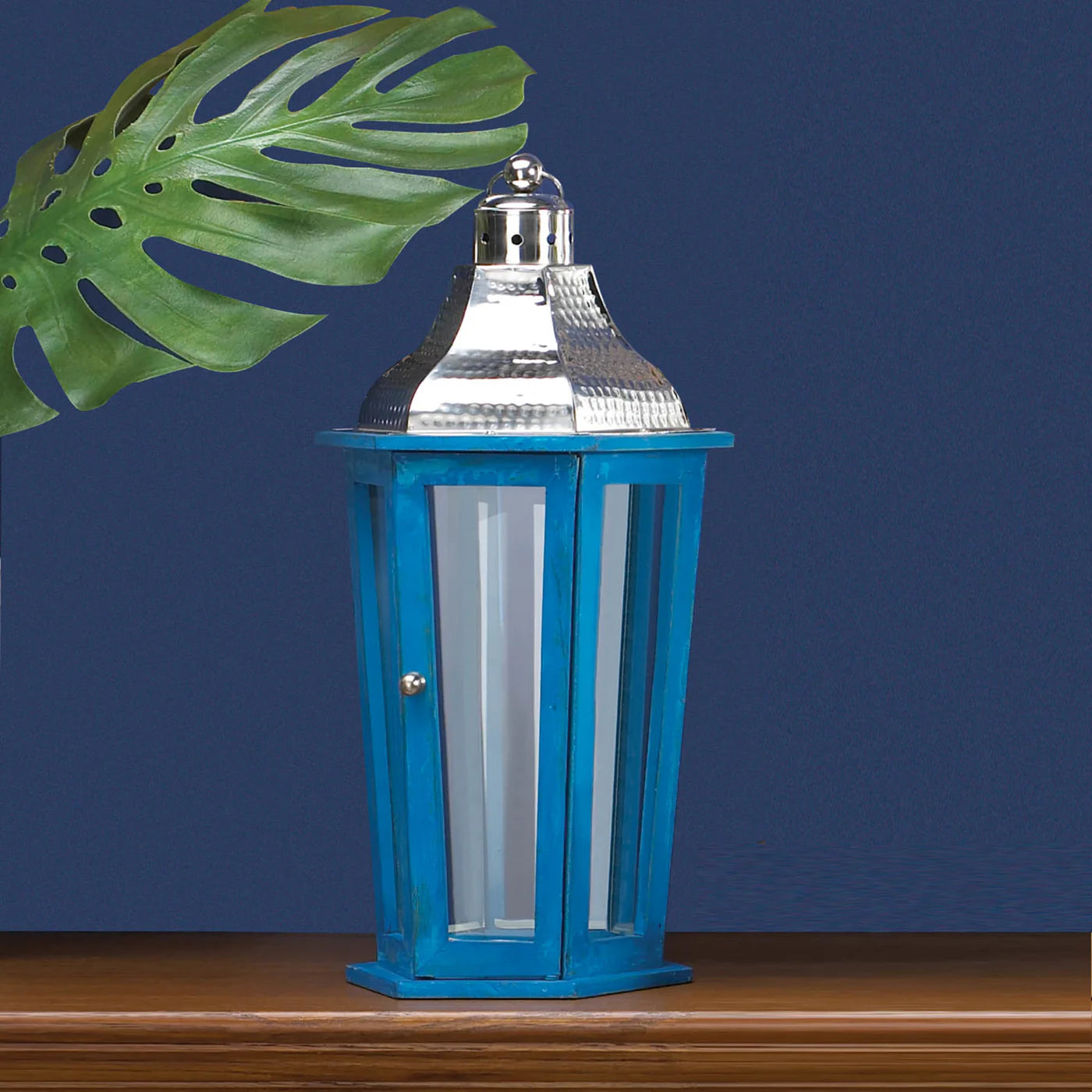 Azul Beach Large Candle Lantern