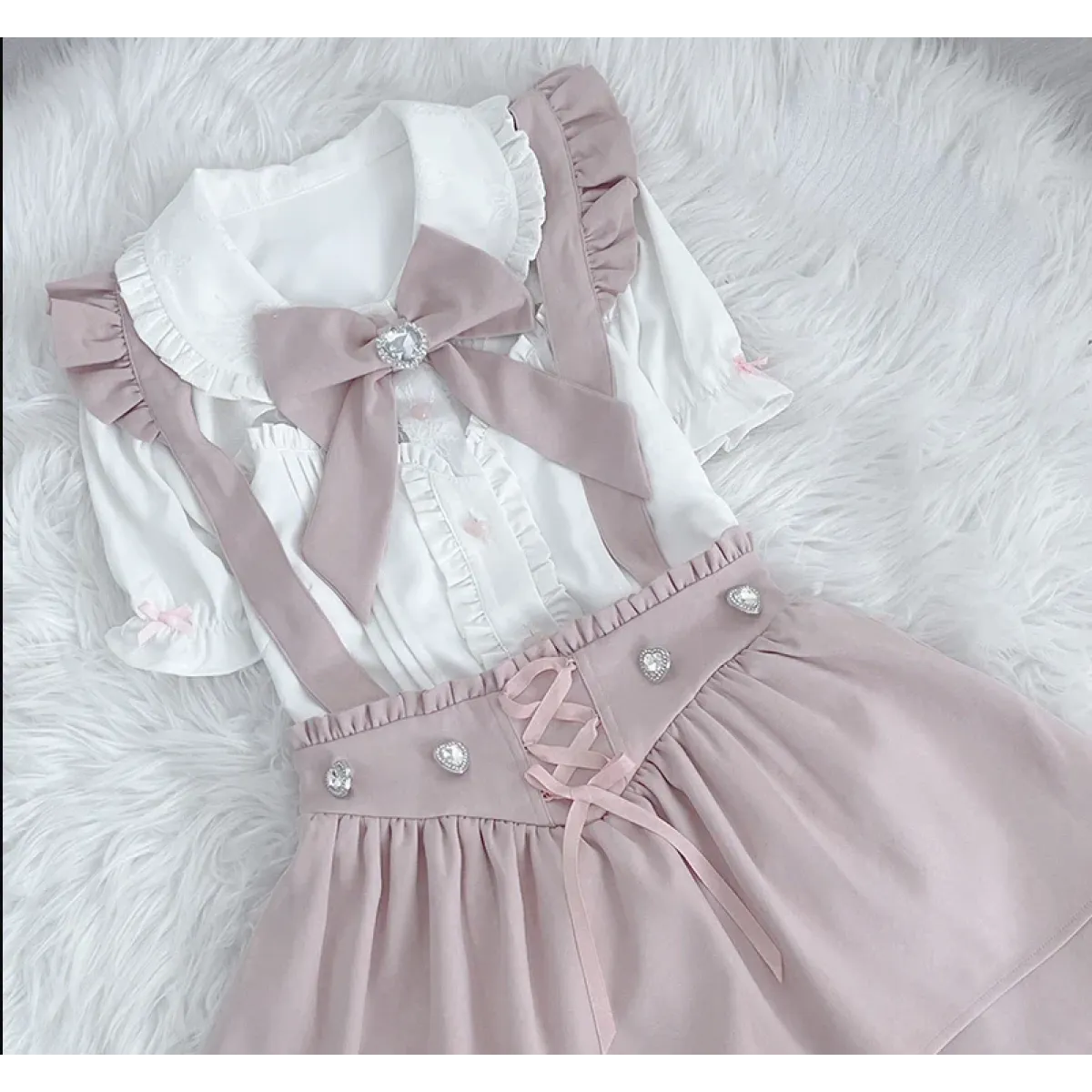 Sweet Fairy Kei Ribbon Blouse