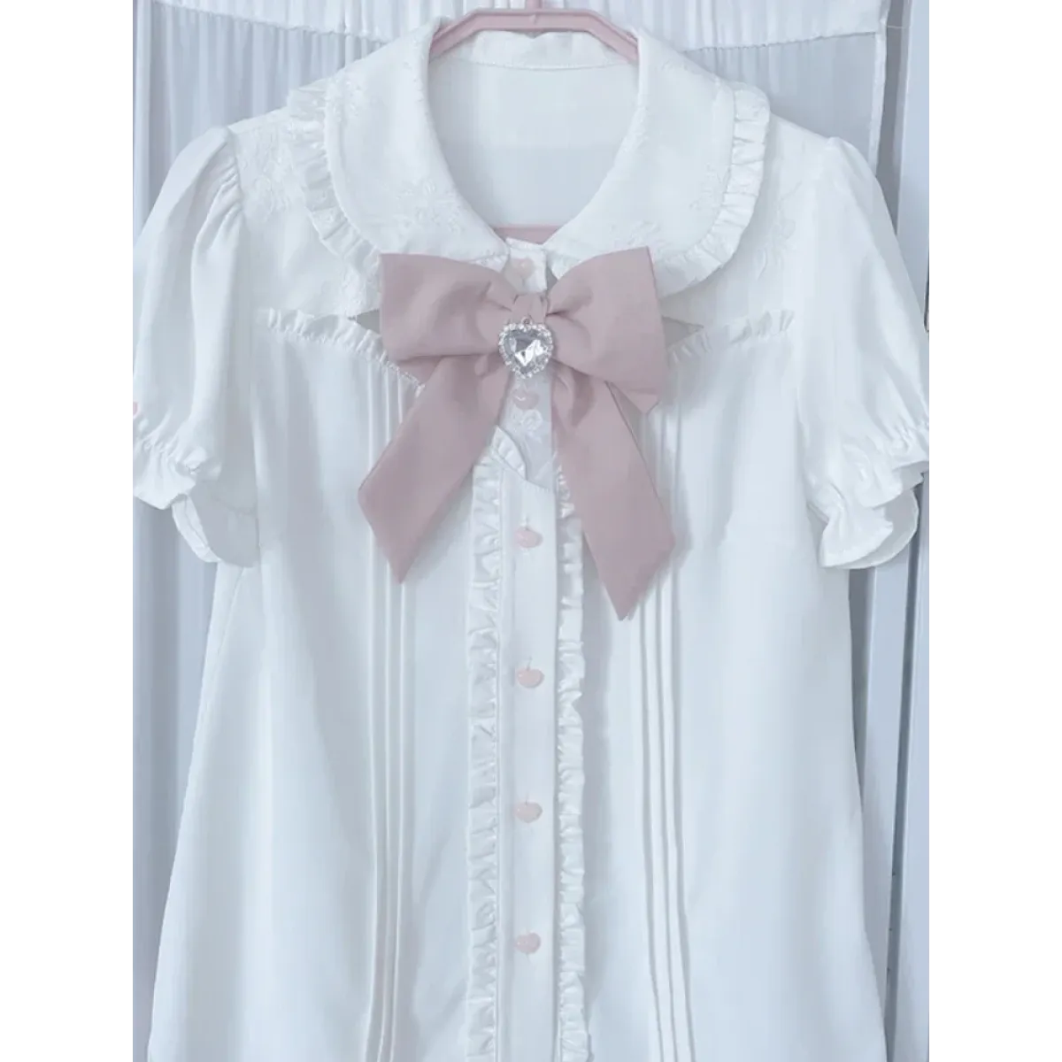 Sweet Fairy Kei Ribbon Blouse