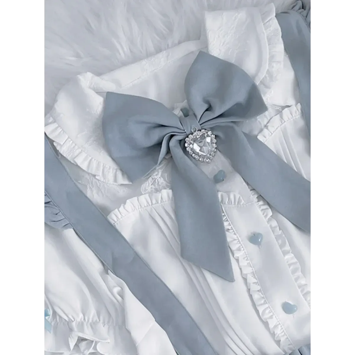 Sweet Fairy Kei Ribbon Blouse