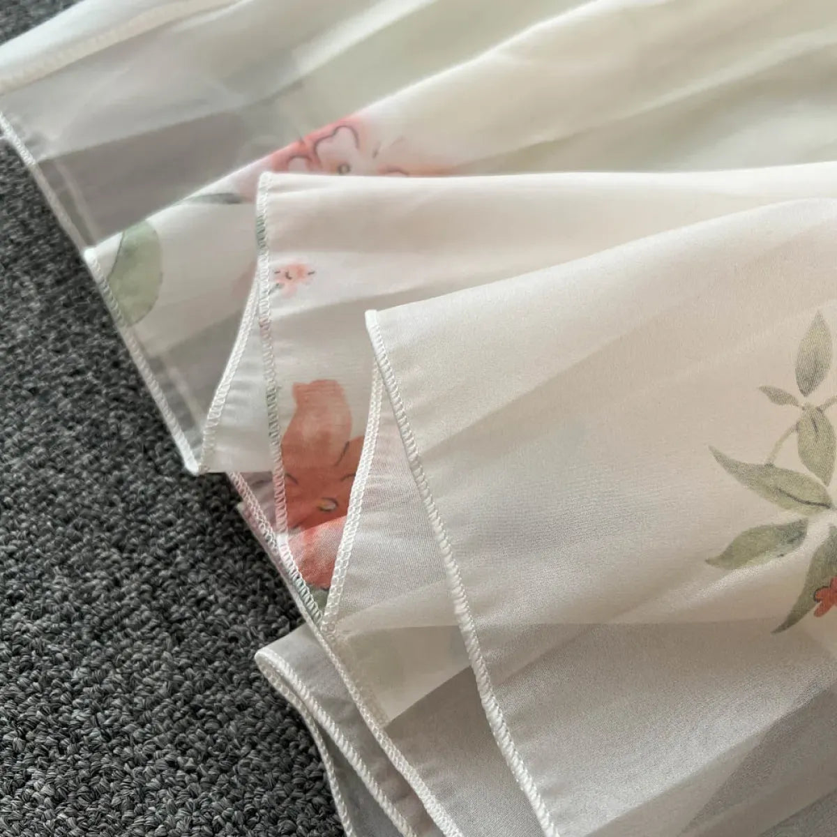 Off-Shoulder Floral Maxi Dress – Women's Summer Corset Sundress with Puff Sleeves