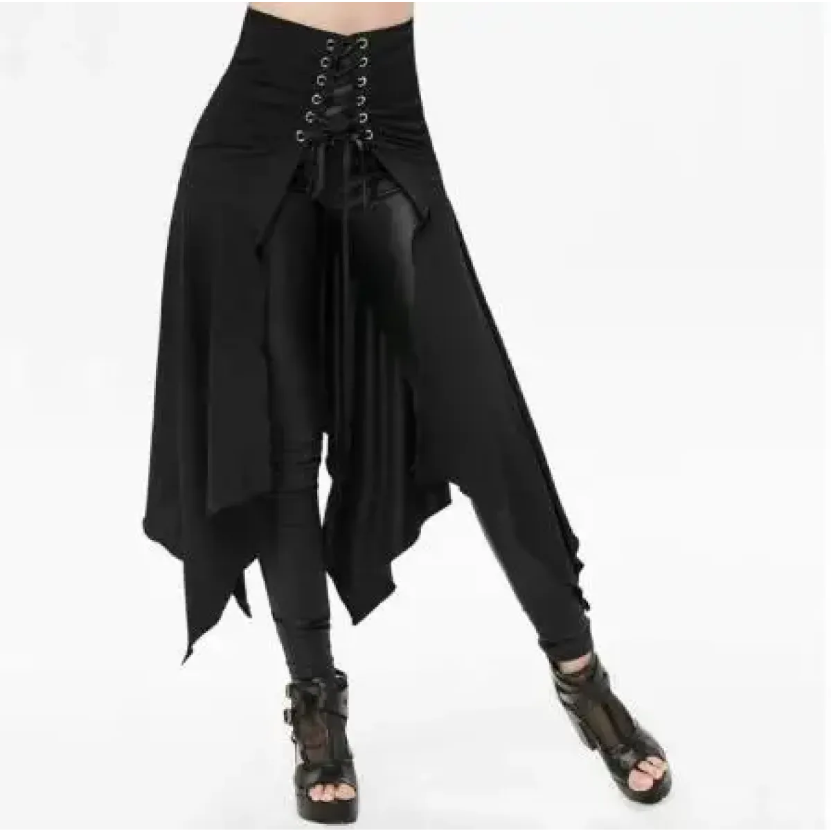 Gothic Steampunk Bustle Skirt – Victorian Corset Punk Style