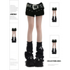 Gothic Y2K Denim Shorts – High Waist Harajuku Emo Style