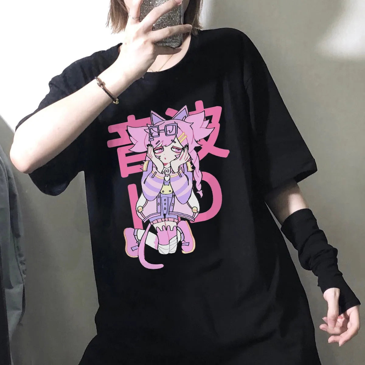 Sexy Harajuku Anime Girl Shirt