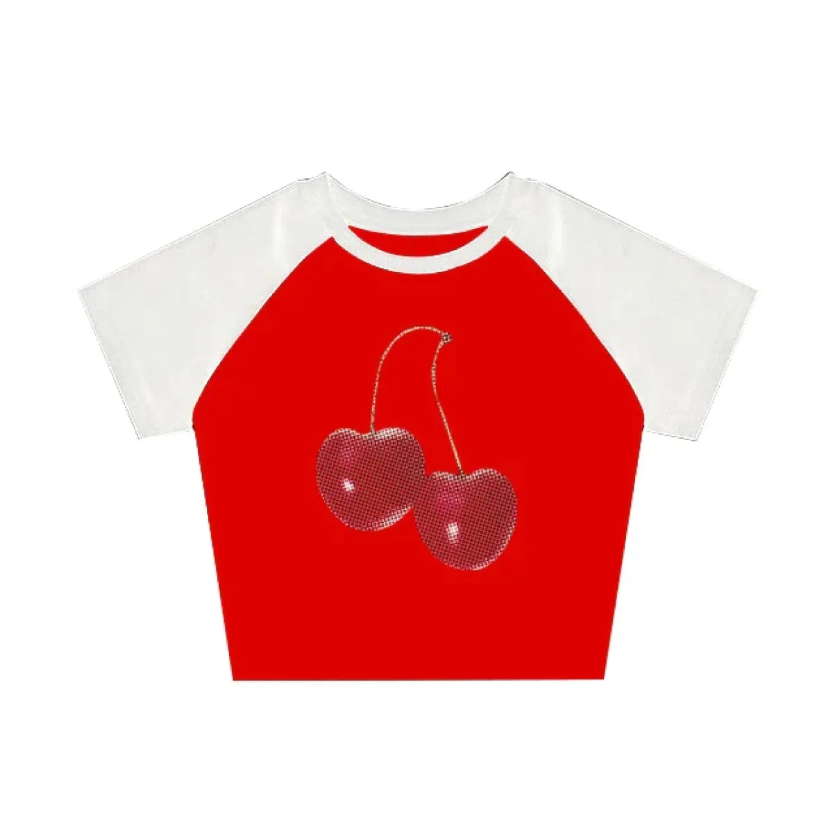 Harajuku Cherry Graphic Print T-Shirt