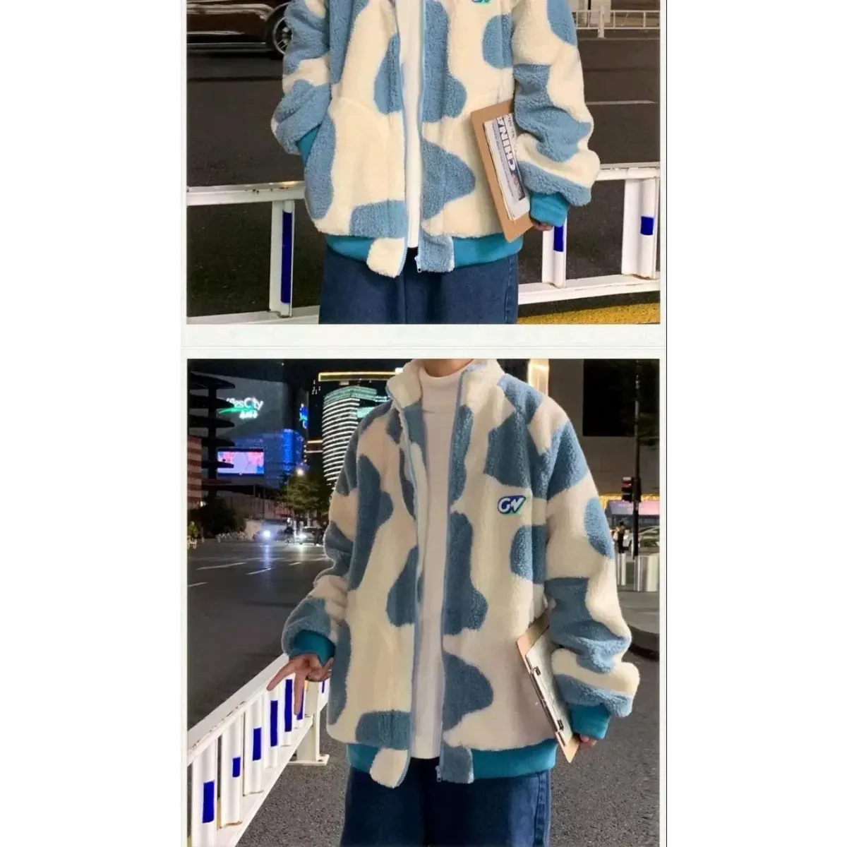 Harajuku Fleece Zip Jacket