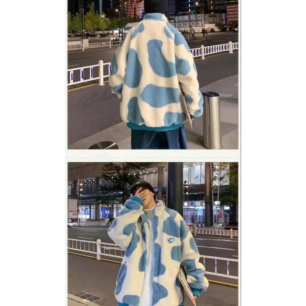 Harajuku Fleece Zip Jacket