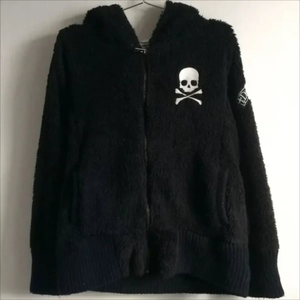 Harajuku Grunge Skull Zip Hoodie