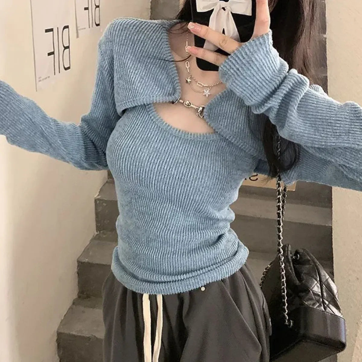 Harajuku Knit Sweater Set