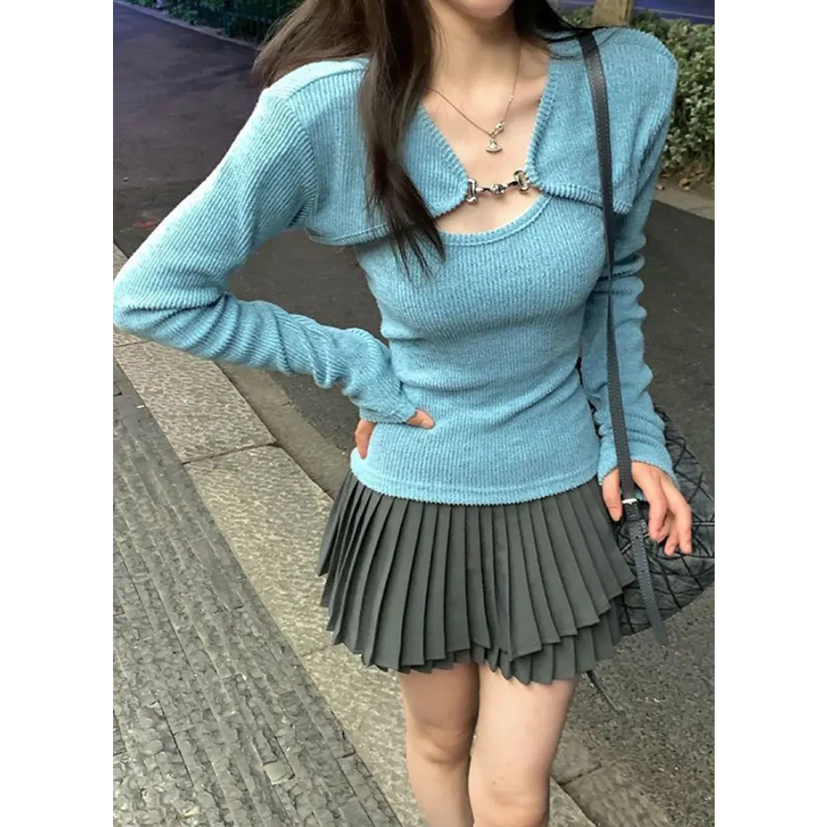 Harajuku Knit Sweater Set