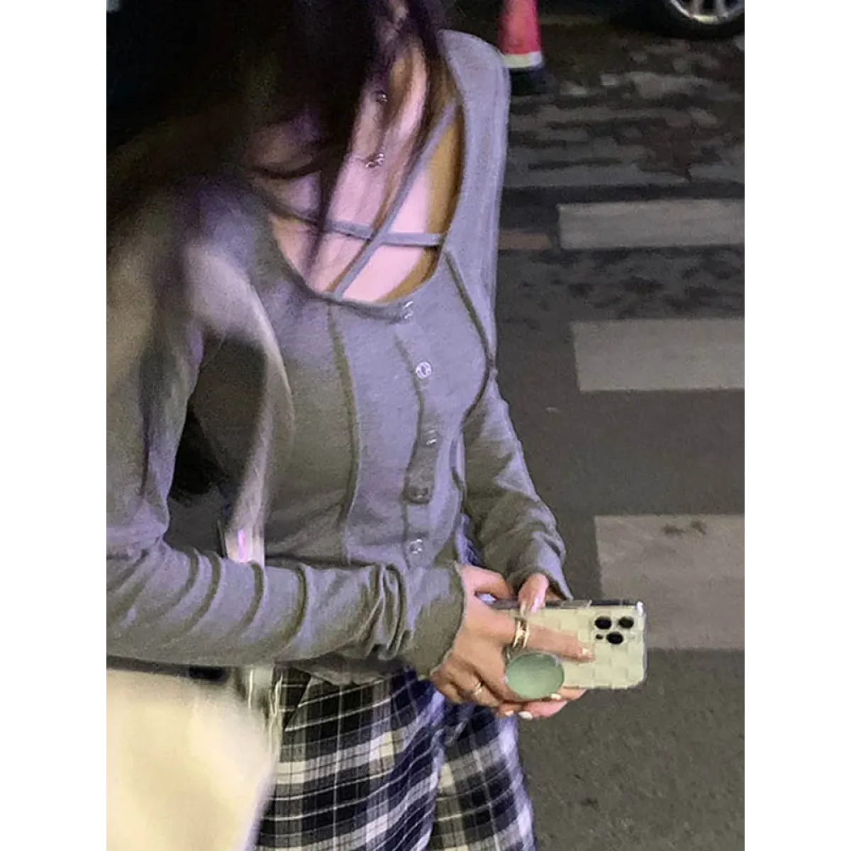 Harajuku Korean Style Slim Long Sleeve T-shirt - Sexy Streetwear Top