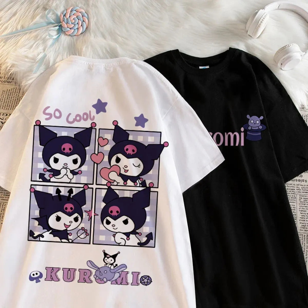 Harajuku Kuromi Cartoon T-Shirt
