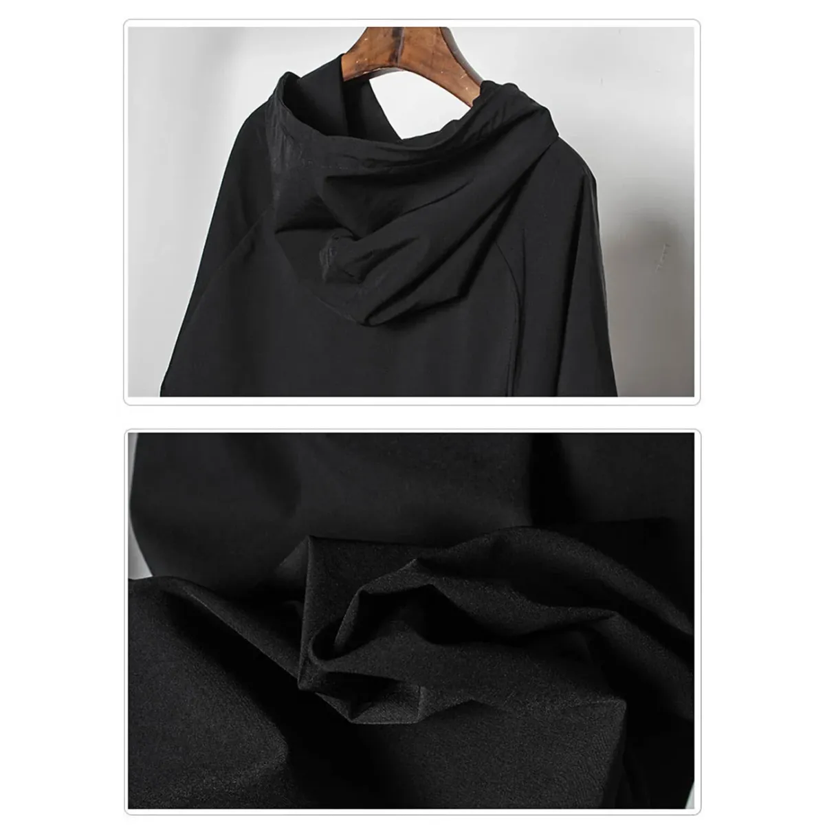 Harajuku Layered Techwear Hoodie