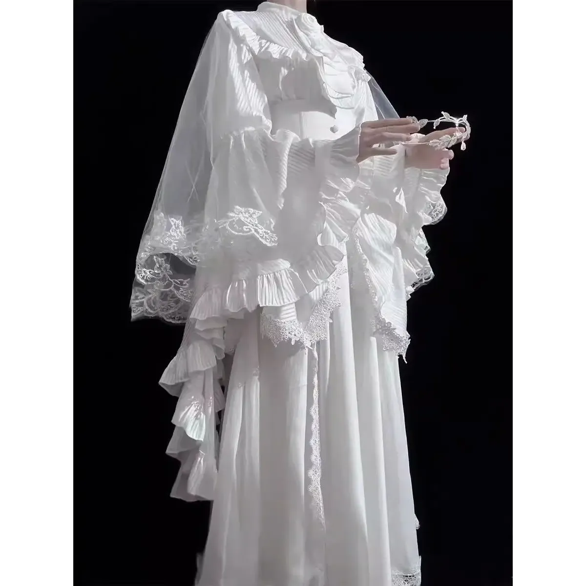 Harajuku Lolita Ruffle Sleeve Top