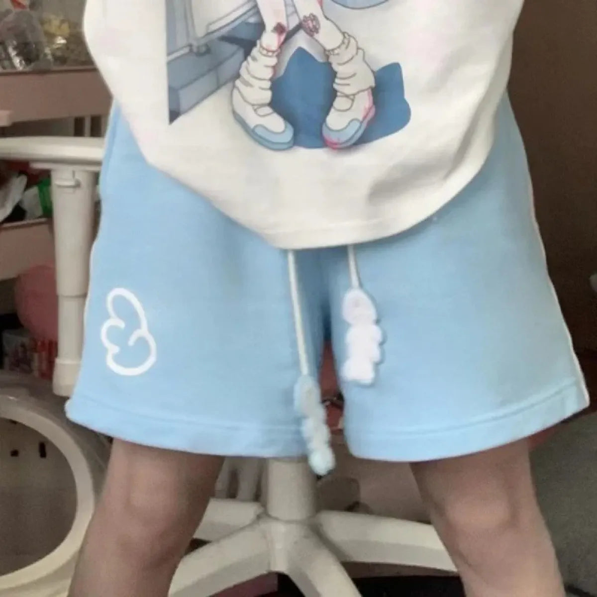 Harajuku Pastel Bandage Shorts