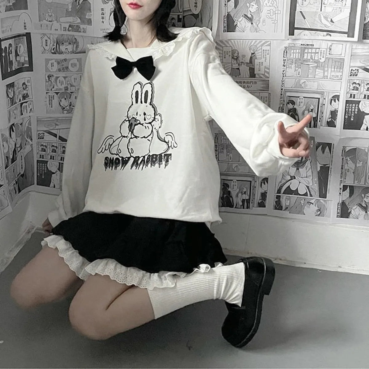 Summer Harajuku Patchwork Skirt