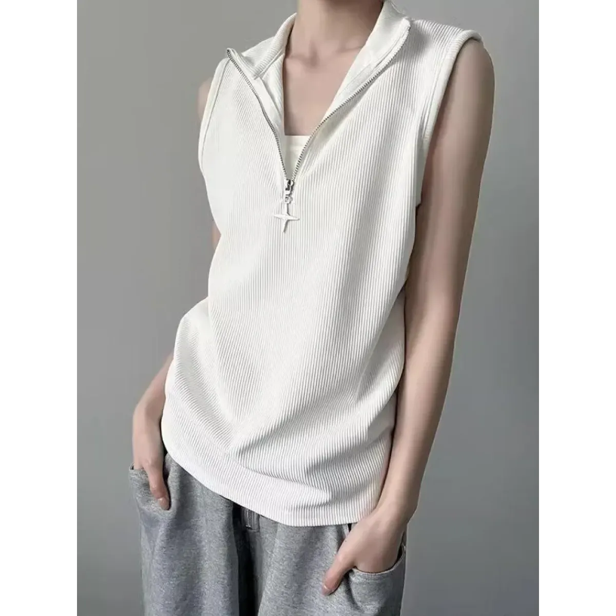 Harajuku Sleeveless Shirt