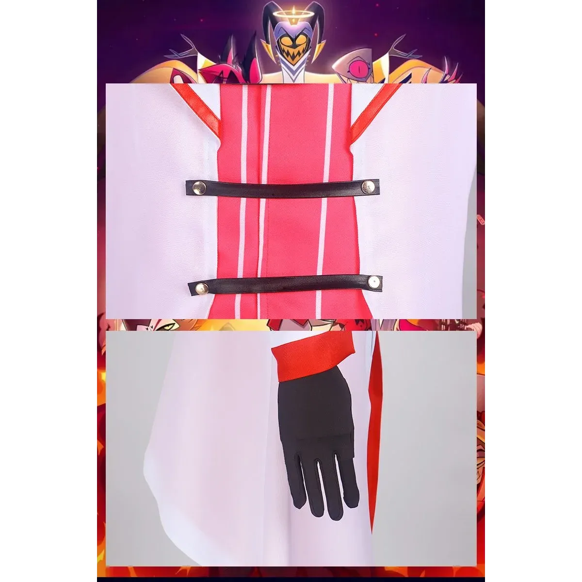 Hazbin Hotel Lucifer Cosplay Costume - Suit, Vest, Wig