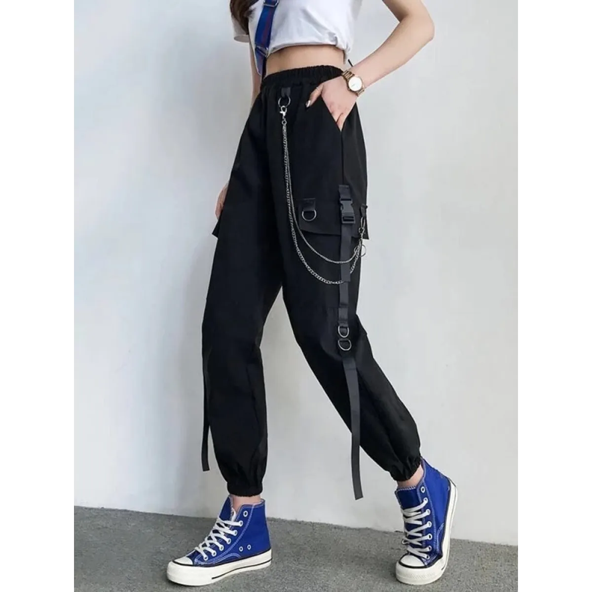 High Waist Streetwear Pants